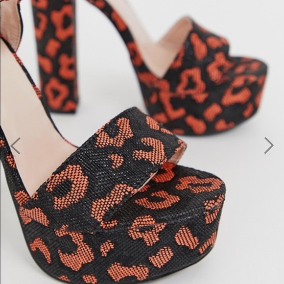 Animal Print Asos Platforms - Picture 3 of 4